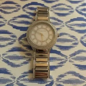 Michael Kors Watch, Silver With Opal Face Michael kors Watch opal face main image 2